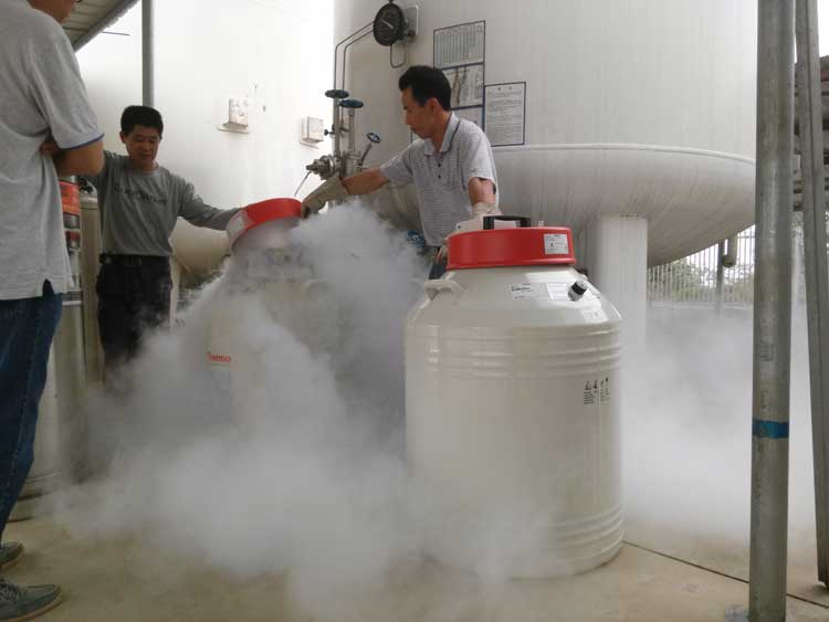 联鸿液氮气体充装现场三